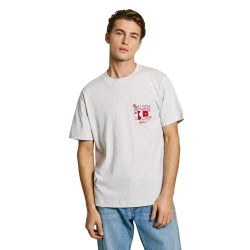 тениска,мъжки,тениски,pepe,jeans,presth,short,sleeve,t,shirt,light,grey,marl,(grey)