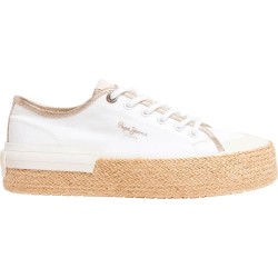 маратонки,дамски,маратонки,pepe,jeans,samoi,mix,trainers,white