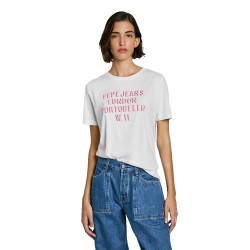 тениска,дамски,тениски,pepe,jeans,ruby,short,sleeve,t,shirt,white