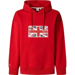 суичър,мъжки,пуловери,pepe,jeans,union,hoodie,red,(rugby,red)