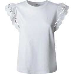 тениска,дамски,тениски,pepe,jeans,vic,short,sleeve,t,shirt,white,(white)