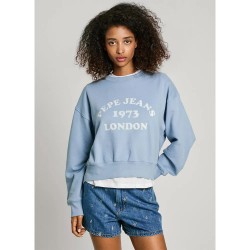 блуза,дамски,блузи,pepe,jeans,venus,sweatshirt,steel,blue,(blue)