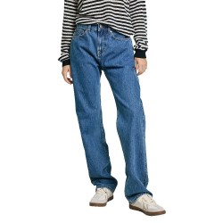 дамски,панталони,pepe,jeans,w11,boyfriend,low,waist,jeans,denim,11.5oz,blue,rigid,denim,(blue)