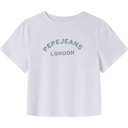 тениска,детски,тениски,pepe,jeans,zoe,short,sleeve,t,shirt,white