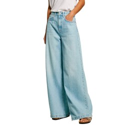 дамски,панталони,pepe,jeans,wide,leg,jeans,denim,13.5,oz,blue,rigid,denim,(blue)