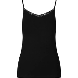 тениска,дамски,тениски,urban,classics,basic,cotton,lace,sleeveless,t,shirt,2,units,black,white,(black)