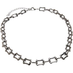 бижутерия,urban,classics,chunky,chain,necklace,antique,silver,(silver)