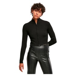 жилетка,дамски,пуловери,дамски,плетени,дрехи,urban,classics,cropped,rib,knit,cardigan,black