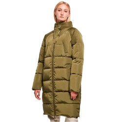яке,дамски,якета,и,палта,urban,classics,high,neck,puffer,jacket,olive,(green)