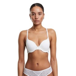 дамско,бельо,дамски,бикини,и,танкини,urban,classics,lace,at,back,padded,bra,white