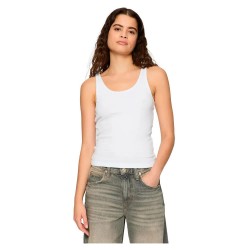 Тениска Urban classics Organic Basic Rib sleeveless T-shirt 2 units - White (White) тениска,дамски,тениски,urban,classics,organic,basic,rib,sleeveless,t,shirt,2,units,white,(white)