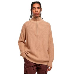 блуза,мъжки,пуловери,urban,classics,oversized,knitted,half,zip,sweater,union,beige,(beige)