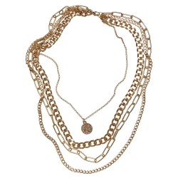 бижутерия,urban,classics,penumbra,layering,necklace,golden,(gold)