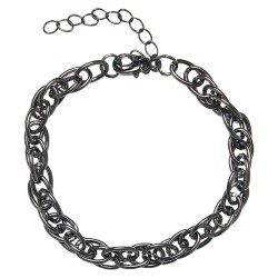 бижутерия,urban,classics,perihel,interwine,bracelet,silver,(gun,metal)
