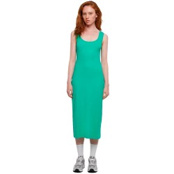 рокля,дамски,поли,и,рокли,urban,classics,rib,top,sleeveless,midi,dress,green,(fern,green)
