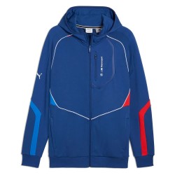 блуза,мъжки,пуловери,puma,bmw,motorsport,full,zip,sweatshirt,blue