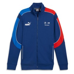 блуза,мъжки,пуловери,puma,bmw,motorsport,mt7+,full,zip,sweatshirt,blue