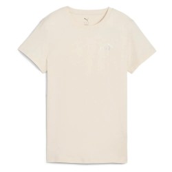 тениска,дамски,тениски,puma,ess,small,no.,1,logo,short,sleeve,t,shirt,alpine,snow,(beige)