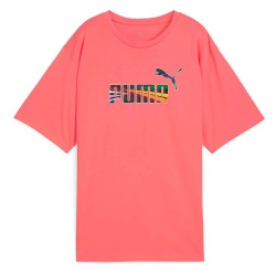 тениска,дамски,тениски,puma,love,united,relaxed,fit,short,sleeve,t,shirt,peach,frost,(orange,pink)