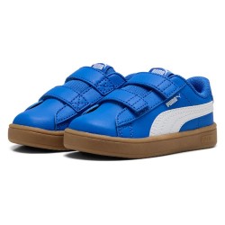 обувки,детски,маратонки,puma,rickie,classic,v,slip,on,shoes,vivid,blue,puma,white,gum,(blue)
