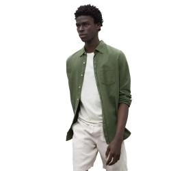 риза,с,къс,ръкав,мъжки,ризи,ecoalf,carlos,short,sleeve,shirt,green