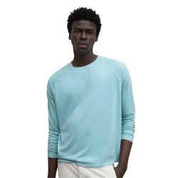 тениска,мъжки,тениски,ecoalf,malaga,long,sleeve,t,shirt,blue
