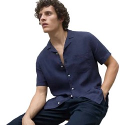 риза,с,къс,ръкав,мъжки,ризи,ecoalf,sutar,short,sleeve,shirt,deep,navy,(blue)