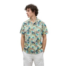 риза,с,къс,ръкав,мъжки,ризи,ecoalf,syron,short,sleeve,shirt,green