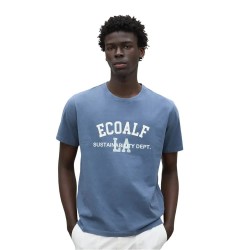 тениска,мъжки,тениски,ecoalf,venice,short,sleeve,t,shirt,blue,(light,indigo)