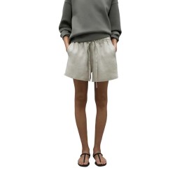 къси,панталони,дамски,панталони,ecoalf,yera,linen,shorts,grey,(mist)