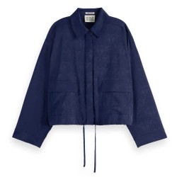 риза,с,дълъг,ръкав,дамски,блузи,дамски,ризи,scotch,&,soda,utility,satin,long,sleeve,shirt,blue