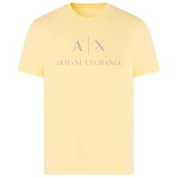тениска,мъжки,тениски,armani,exchange,8nztcj,z8h4z,short,sleeve,t,shirt,pale,hay,(yellow)