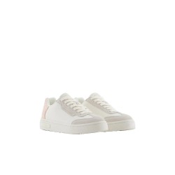 маратонки,дамски,маратонки,armani,exchange,xdx181,xv932,trainers,off,white+light,rose,(white)