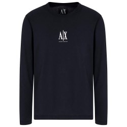 тениска,мъжки,тениски,armani,exchange,xm000364,af12308,long,sleeve,t,shirt,blue