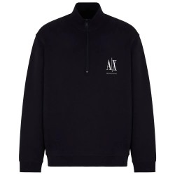 блуза,мъжки,пуловери,armani,exchange,xm000370,af10818,sweatshirt,deep,navy,(black)