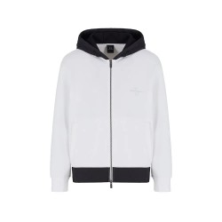 блуза,мъжки,пуловери,armani,exchange,xm000515,af13047,full,zip,sweatshirt,off,white,black,(white)