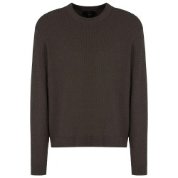 блуза,мъжки,пуловери,armani,exchange,xm000707,af10454,sweater,brown,(black,ink,braid)