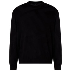 блуза,мъжки,пуловери,armani,exchange,xm000708,af10454,sweater,black,(black,over,logo,all)