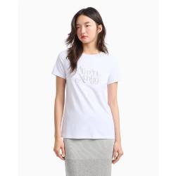 тениска,дамски,тениски,armani,exchange,xw000109,af10359,short,sleeve,t,shirt,white