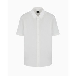 риза,с,къс,ръкав,мъжки,ризи,armani,exchange,xm001237,af13141,short,sleeve,shirt,white