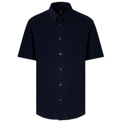 риза,с,къс,ръкав,мъжки,ризи,armani,exchange,xm001237,af13141,short,sleeve,shirt,blue,(deep,navy)