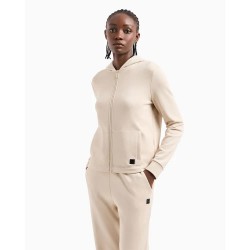 блуза,дамски,блузи,armani,exchange,xw000088,af10172,full,zip,sweatshirt,mirage,(beige)