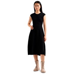 рокля,дамски,поли,и,рокли,armani,exchange,xw000119,af10352,short,sleeve,midi,dress,black