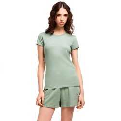 тениска,дамски,тениски,armani,exchange,xw000386,af10354,short,sleeve,t,shirt,green,(sage)