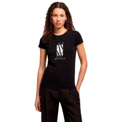 тениска,дамски,тениски,armani,exchange,xw000511,af11929,short,sleeve,t,shirt,black