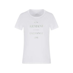 тениска,дамски,тениски,armani,exchange,xw000522,af17172,short,sleeve,t,shirt,white