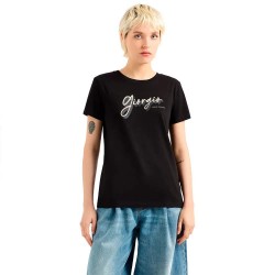 тениска,дамски,тениски,armani,exchange,xw000542,af10359,short,sleeve,t,shirt,black,(black)