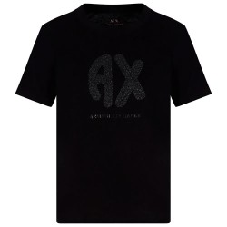 тениска,дамски,тениски,armani,exchange,xw000548,af10359,short,sleeve,t,shirt,black