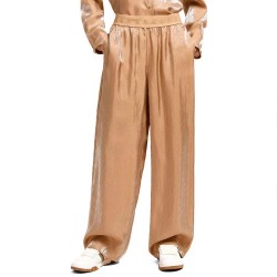панталони,дамски,панталони,armani,exchange,xw000569,af12055,high,waist,pants,woodg,woodg,monogram,(beige)