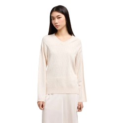 блуза,дамски,пуловери,дамски,плетени,дрехи,armani,exchange,xw000578,af12875,v,neck,sweater,iso,iso,monogram,(beige)